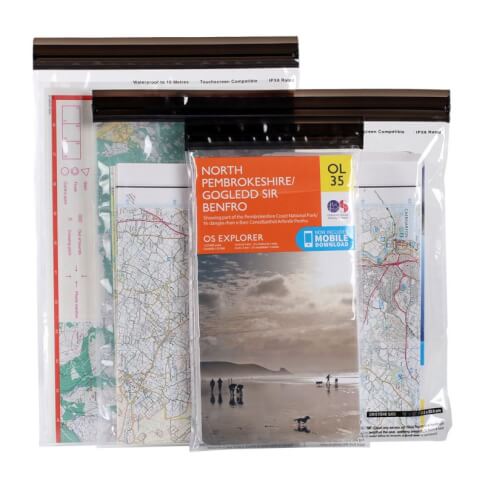 Etui wodoszczelne na mapę DriStore LocTop Bags For Maps Lifeventure