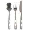 Sztućce turystyczne ze stali nierdzewnej Basic Cutlery Set Lifeventure