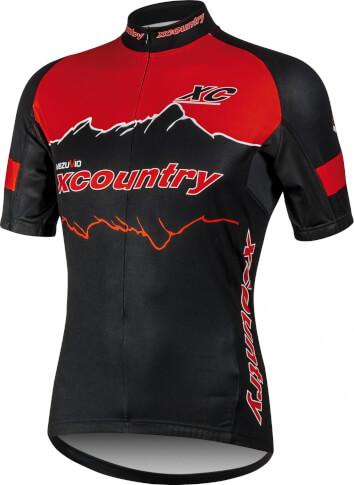 Koszulka na rower Vezuvio XC Country RED