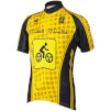 Koszulka rowerowa Nowatex BCM Nuclear Cycling żółta