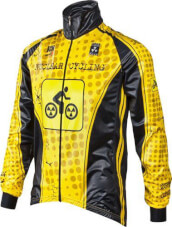 Kurtka rowerowa BCM Nuclear Cycling YELLOW, gamex