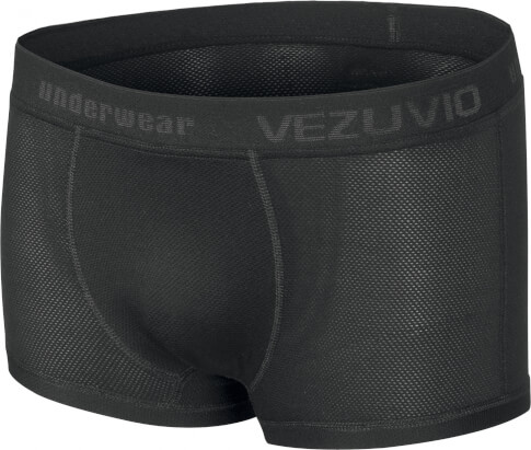 Bokserki techniczne z krótką nogawką potówka Q-Skin Vezuvio czarne