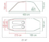 Namiot turystyczny 2 osobowy Tasman 2 Coleman