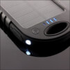 Czarny power bank solarny 5000 mAh PowerNeed