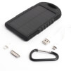 Czarny power bank solarny 5000 mAh PowerNeed