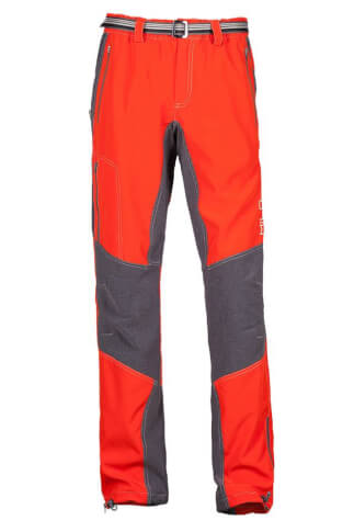 Lekkie spodnie trekkingowe i wspinaczkowe ATERO Milo orange