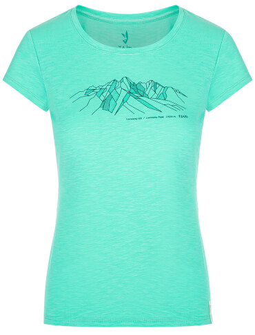 Damska koszulka trekkingowa Corrine W T-shirt Zajo Aqua Mountains