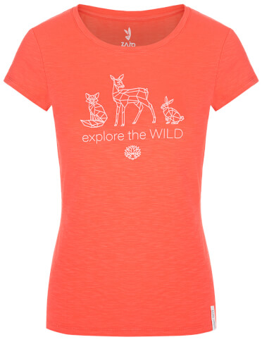 Damska koszulka trekkingowa Corrine W T-shirt Zajo Coral Wild