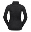 Ciepła koszulka termoaktywna Zajo Nora Merino W Zip Top LS black