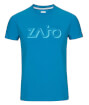 Koszulka męska Zajo Bormio T-shirt blue jewel logo