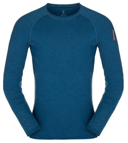 Bluzka termoaktywna Bjorn Merino Tshirt LS Zajo Poseidon Blue