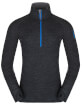 Bluza termoaktywna męska Bergen Merino Zip Top LS Zajo Black