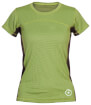 Damska koszulka w góry BAMBOO-LADY green Milo