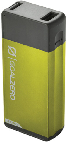 Lekki power bank 5200 mAh FLIP 20 Goal Zero zielony