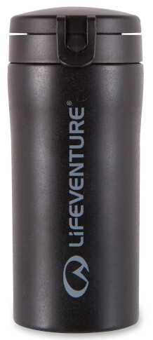 Szczelny kubek termiczny z nakrętką Flip-Top Thermal Mug black Lifeventure 