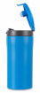 Szczelny kubek termiczny z nakrętką Flip-Top Thermal Mug blue Lifeventure 