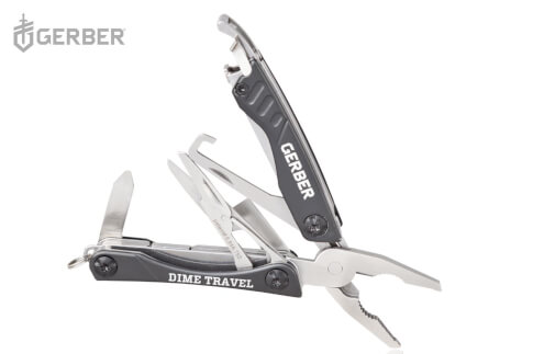 Multitool Gerber Dime Travel Bladeless Szary