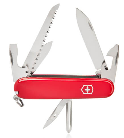 Scyzoryk Victorinox Hiker, czerwony, Celidor, 91mm