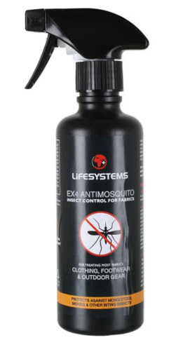 Spray na materiał przeciwko komarom EX4 AntiMosquito for Fabrics 350ml Lifesystems