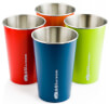 Zestaw kolorowych kubków turystycznych ze stali nierdzewnej GLACIER STAINLESS PINT SET – MULTICOLOR GSI outdoors