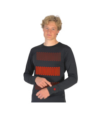 Bluza ogrzewana elektrycznie czarna Glovii GJ1