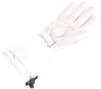Skórzane rękawice narciarskie ogrzewane elektrycznie białe Glovii GS6