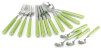 Zestaw sztućców GSI outdoors PIONEER CUTLERY – zielone
