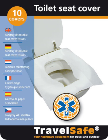 Nakładki na toaletę TravelSafe Toilet Seat Cover 10 szt. 