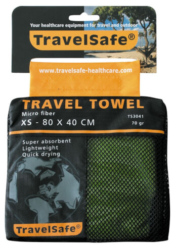 Ręcznik szybkoschnący 40x80 Microfiber Towel XS TravelSafe zielony