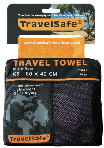 Ręcznik szybkoschnący 40x80 Microfiber Towel XS TravelSafe fioletowy