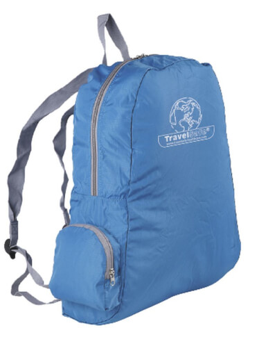 Składany plecak turystyczny Mini Backpack niebieski TravelSafe
