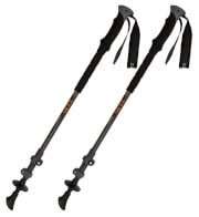 Lekkie kijki trekkingowe Trekking Poles Carbon Zajo black