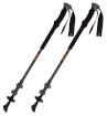 Lekkie kijki trekkingowe Trekking Poles Carbon Zajo black