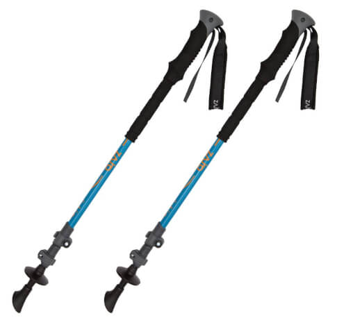 Lekkie kijki trekkingowe Trekking Poles Carbon Zajo blue