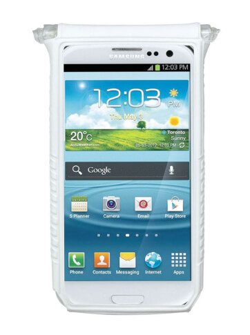 Pokrowiec rowerowy na telefon Topeak Smartphone Drybag 5 White ekrany 4-5