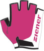 Rękawiczki rowerowe dziecięce Ziener Corrie Junior różowe