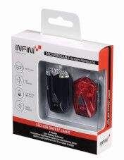 Infini Lava Set 260W+260R zestaw lampek czarny USB