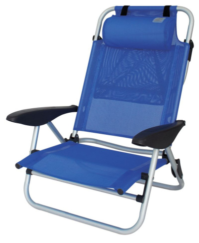 Krzesło plażowe Beach Chair Mallorca royal blue EuroTrail