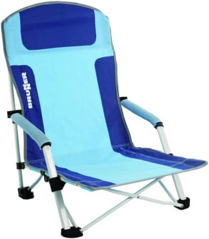 Krzesło plażowe Bula Brunner niebieskie