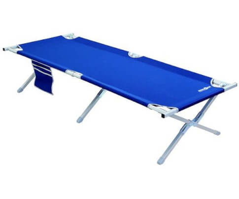 Łóżko turystyczne polowe Outdoor Cot Brunner niebieskie