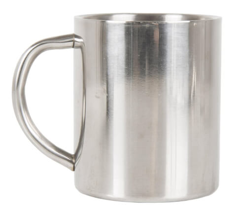 Kubek metalowy ze stali nierdzewnej Camping Mug Lifeventure