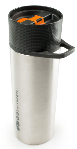 Kawiarka podróżna Glacier Stainless Commuter JAVAPRESS 444 ml srebrna GSI outdoors