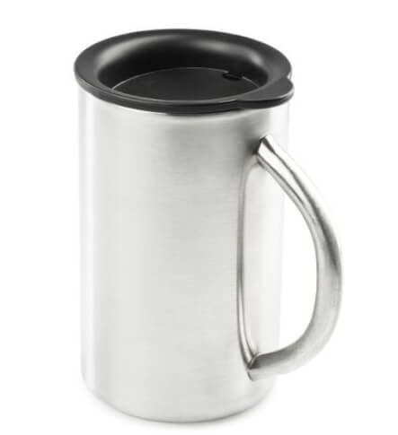 Stalowy kubek Glacier Stainless 426 ml Camp Cup GSI outdoors srebrny