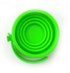 Składany kubek silikonowy Rockland zielony