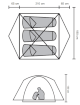 Trzyosobowy namiot Hiker 3 Rockland