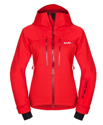 Kurtka damska trekkingowa wodoodporna Zajo Nuuk Neo W Jkt Fiery Red