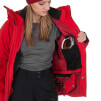 Kurtka damska trekkingowa wodoodporna Zajo Nuuk Neo W Jkt Fiery Red