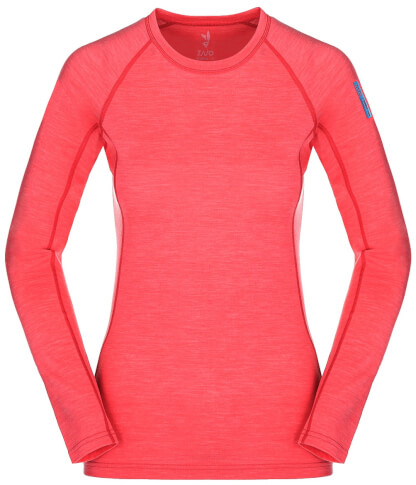 Bluzka termoaktywna Elsa Merino W T-shirt LS Zajo Coral