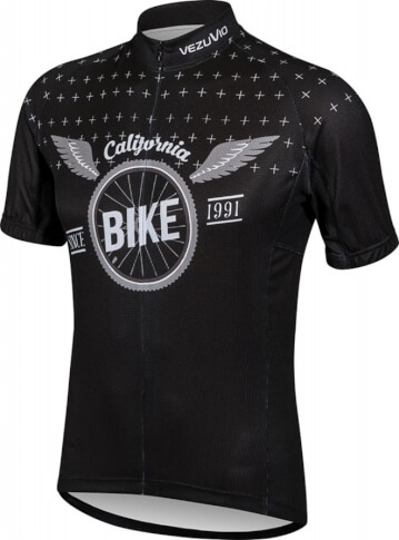 Koszulka rowerowa BCM Nowatex Bike black California