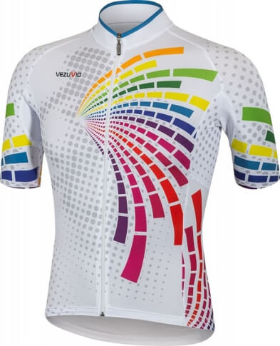 Koszulka kolarska VEZUVIO Rainbow